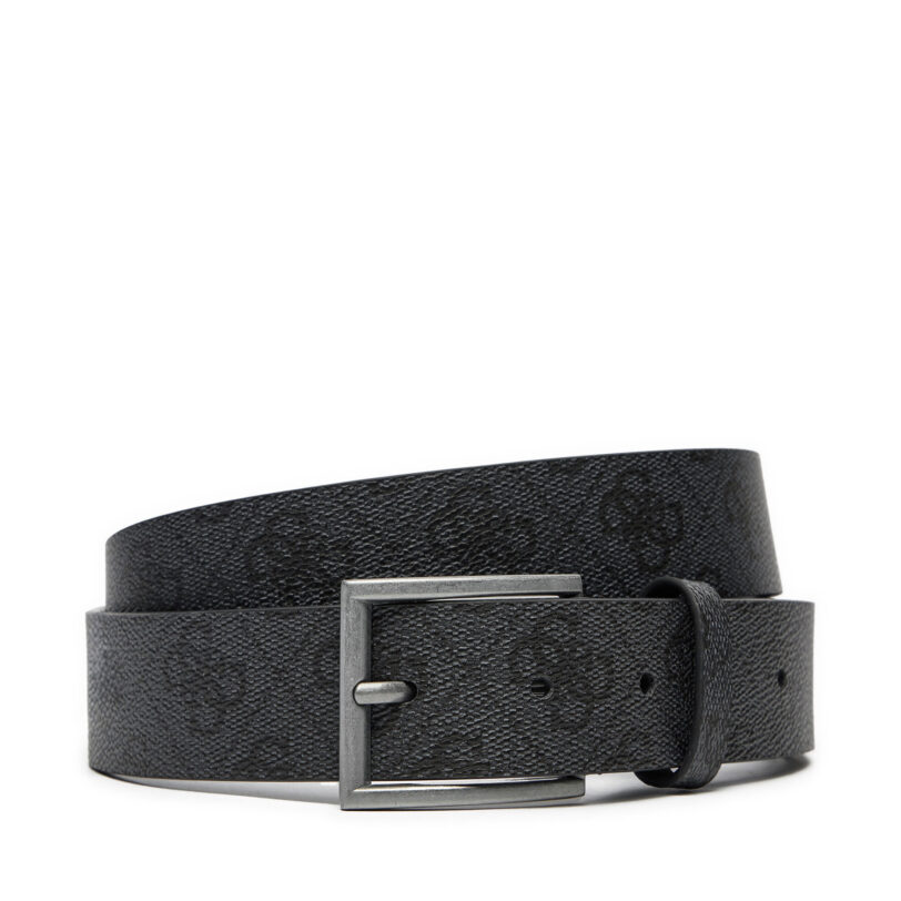 Мъжки колан Guess BMCALO P4335 Черен цвят на ниска цена