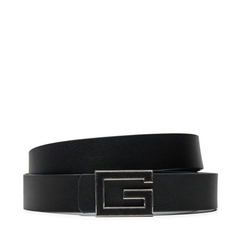 Мъжки колан Guess BMGLSL P4330 Черен цвят на ниска цена