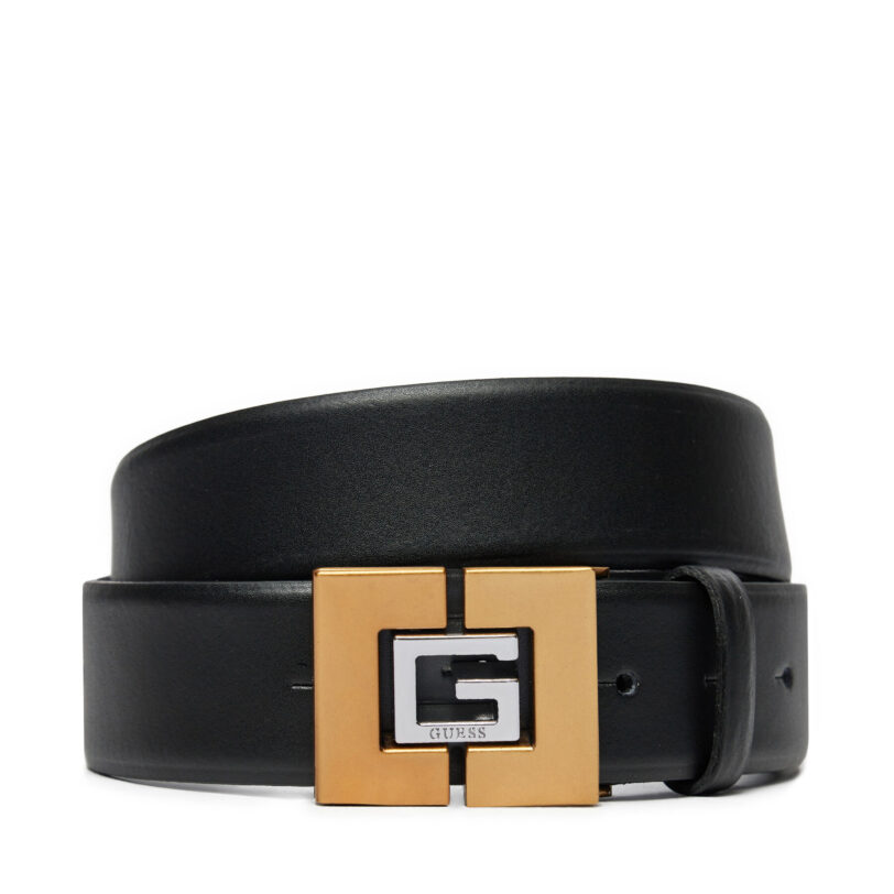 Мъжки колан Guess BMGNLE P4435 Черен цвят на ниска цена