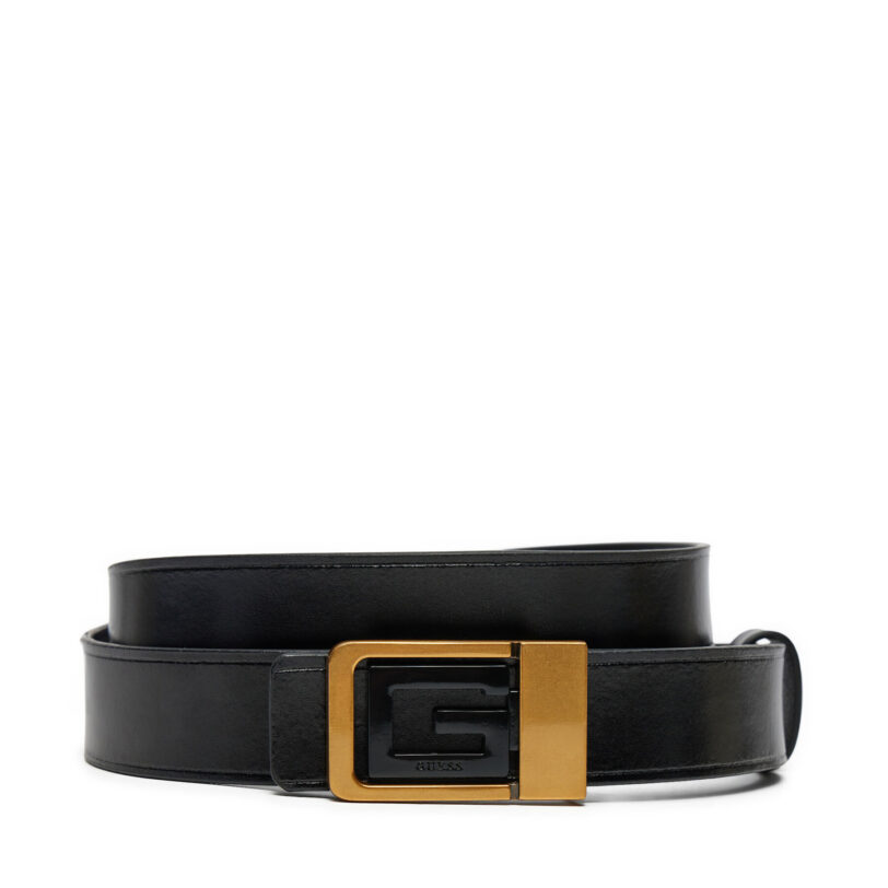 Мъжки колан Guess BMGOLE P4430 Черен цвят на ниска цена