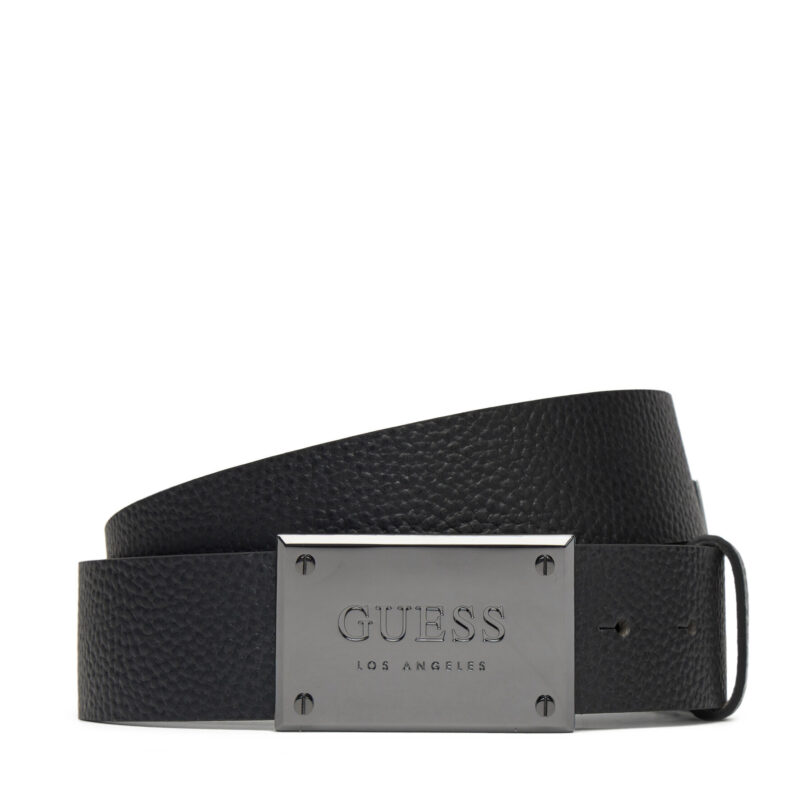 Мъжки колан Guess BMGRTU P5140 Черен цвят на ниска цена