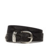 Мъжки колан Guess Designed Folk Belt M4BZ32 L0VH0 Черен цвят на ниска цена