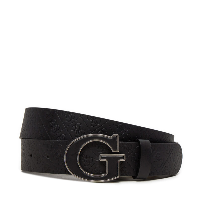 Мъжки колан Guess M4BZ31 L0VG0 Черен цвят на ниска цена