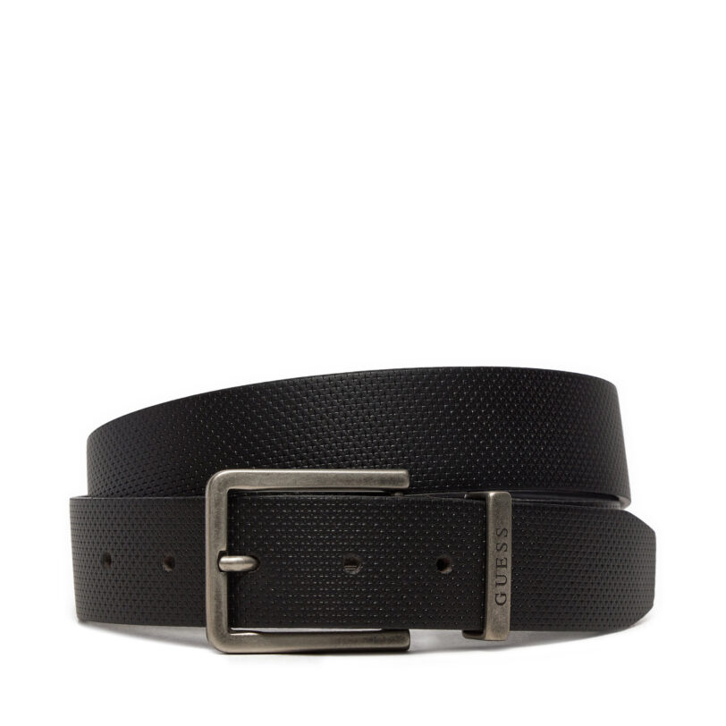 Мъжки колан Guess M4BZ33 L0VI0 Черен цвят на ниска цена