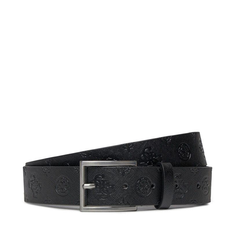 Мъжки колан Guess Not Coordinated Belts BM7809 P4135 Черен цвят на ниска цена