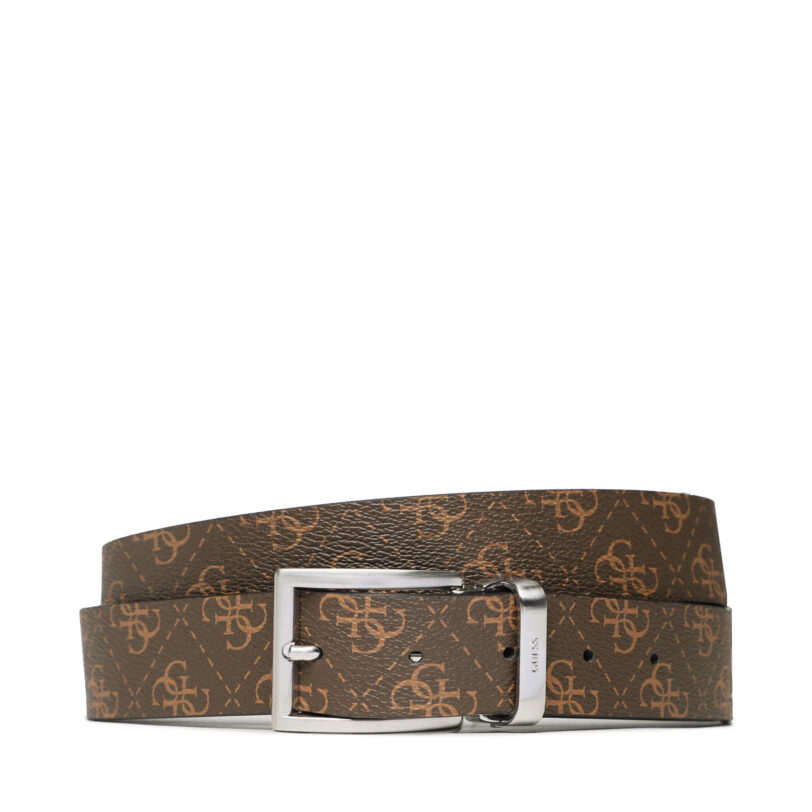 Мъжки колан Guess Vezzola Belts BM7541 LEA35 Кафяв цвят на ниска цена