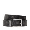 Мъжки колан Guess Vezzola Belts BM7541 LEA35 Черен цвят на ниска цена