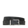 Мъжки колан Guess Vezzola Belts BM7541 LEA35 Черен цвят на ниска цена