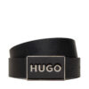 Мъжки колан Hugo Gedes 50522861 Черен цвят на ниска цена