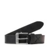 Мъжки колан Jack&Jones 12228996 Черен цвят на ниска цена