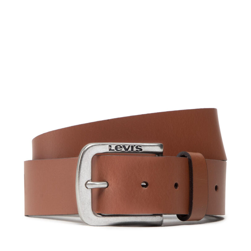 Мъжки колан Levi's® 229108-3-27 Кафяв цвят на ниска цена