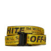 Мъжки колан Off-White OMRB012R21FAB0011810 Жълт цвят на ниска цена