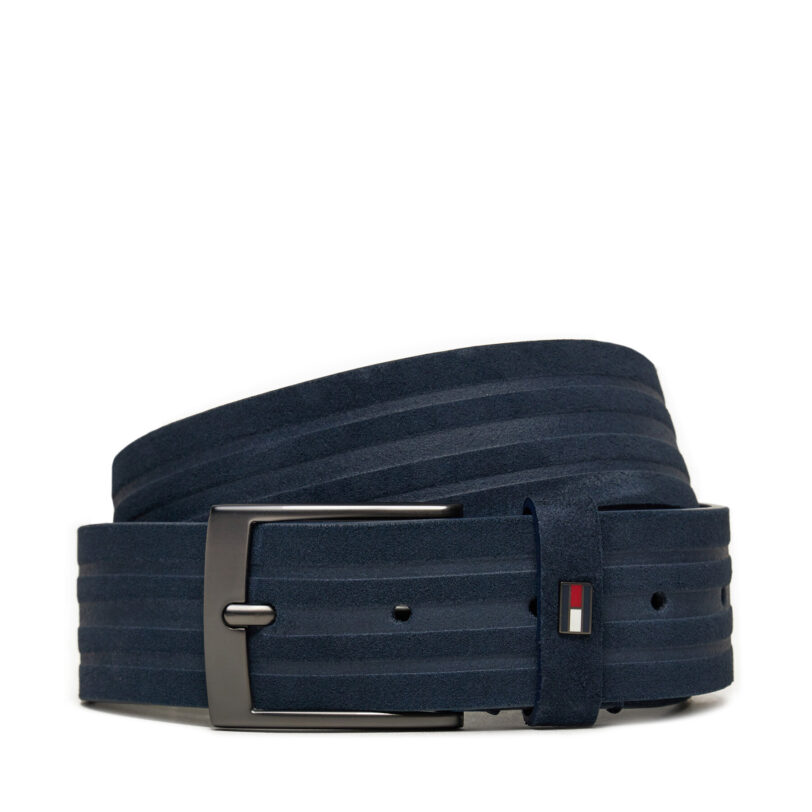 Мъжки колан Tommy Hilfiger AM0AM12820 Тъмносин цвят на ниска цена