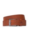 Мъжки колан Tommy Hilfiger Adan Leather 3.5 AM0AM12052 Кафяв цвят на ниска цена