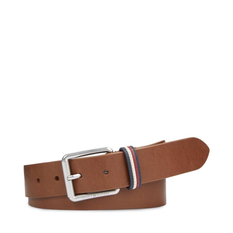 Мъжки колан Tommy Hilfiger Casual Seasonal 3.5 AM0AM12168 Кафяв цвят на ниска цена
