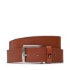 Мъжки колан Tommy Hilfiger Denton 3.5 Ext AM0AM12054 Кафяв цвят на ниска цена