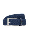 Мъжки колан Tommy Hilfiger Layton Elastic AM0AM13570 Син цвят на ниска цена