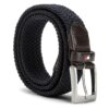 Мъжки колан Tommy Hilfiger New Adan Belt 3.5 AM0AM02801 85 Тъмносин цвят на ниска цена