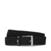 Мъжки колан Tommy Hilfiger New Adan Belt 3.5Cm AM0AM02801 Черен цвят на ниска цена