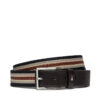 Мъжки колан Tommy Hilfiger Oliver Webbing 3.5 AM0AM12049 Сив цвят на ниска цена