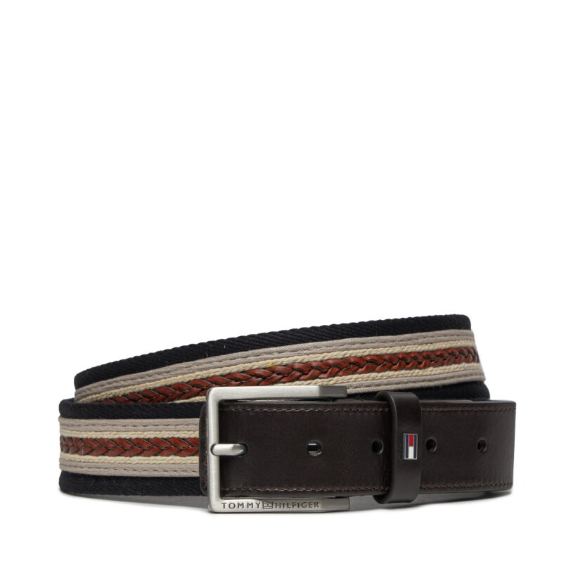Мъжки колан Tommy Hilfiger Oliver Webbing 3.5 AM0AM12049 Сив цвят на ниска цена
