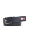 Мъжки колан Tommy Jeans Tjm Adj. Leather 4.0 AM0AM12339 Тъмносин цвят на ниска цена