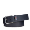 Мъжки колан Tommy Jeans Tjm New Leather 4.0 AM0AM11201 Тъмносин цвят на ниска цена