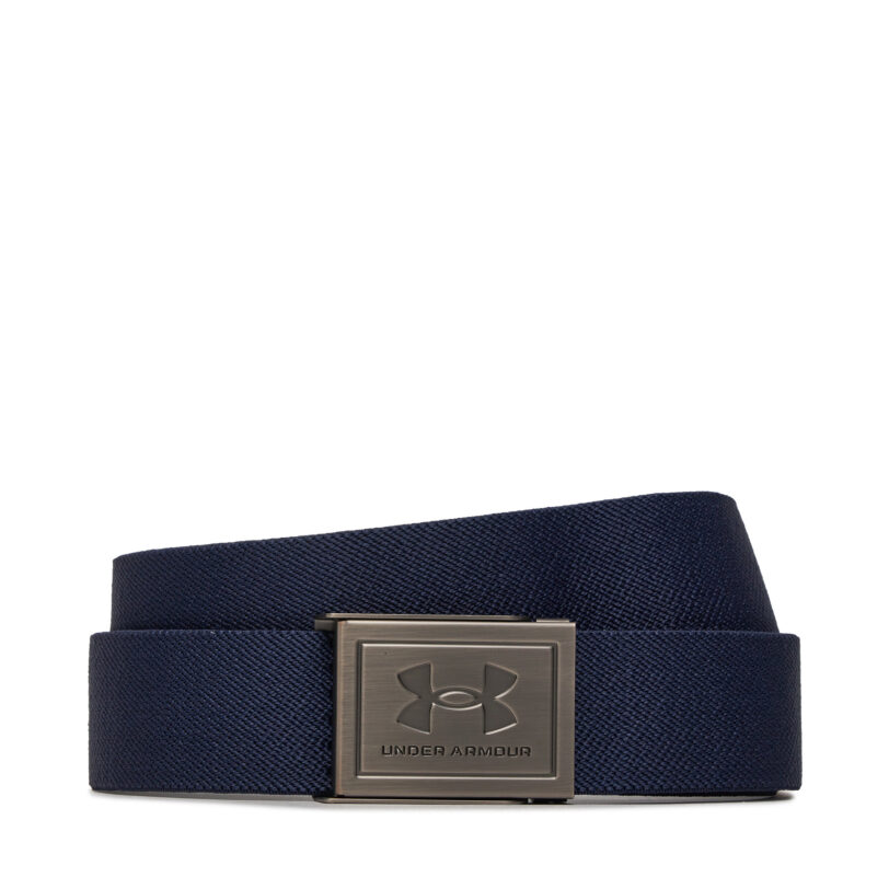 Мъжки колан Under Armour M Stretch Webbing Belt 1383935-410 Тъмносин цвят на ниска цена