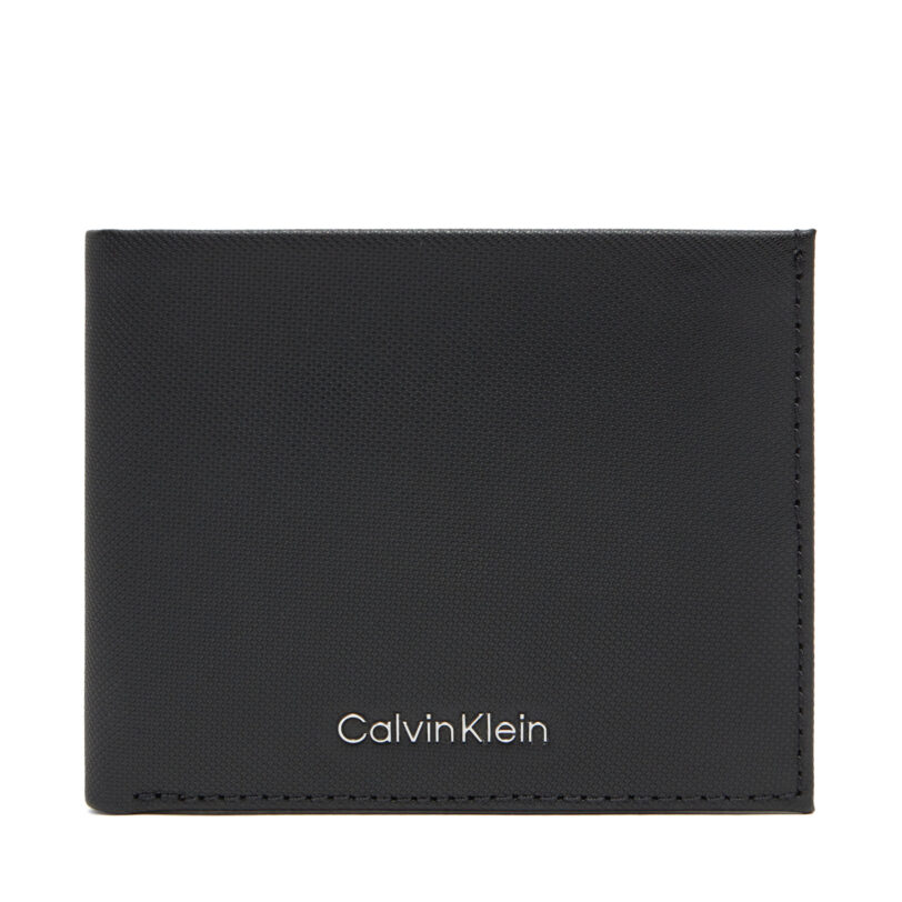 Мъжки портфейл Calvin Klein Ck Must Billfold LV04D1042G Черен цвят на ниска цена