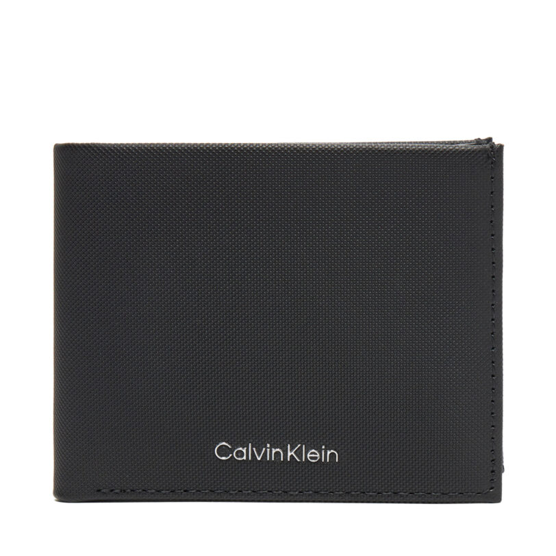 Мъжки портфейл Calvin Klein Ck Must Billfold W Coin LV04D1043G Черен цвят на ниска цена