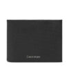 Мъжки портфейл Calvin Klein Ck Must Comp Trifold W Coin & Ca LV04D1045G Черен цвят на ниска цена