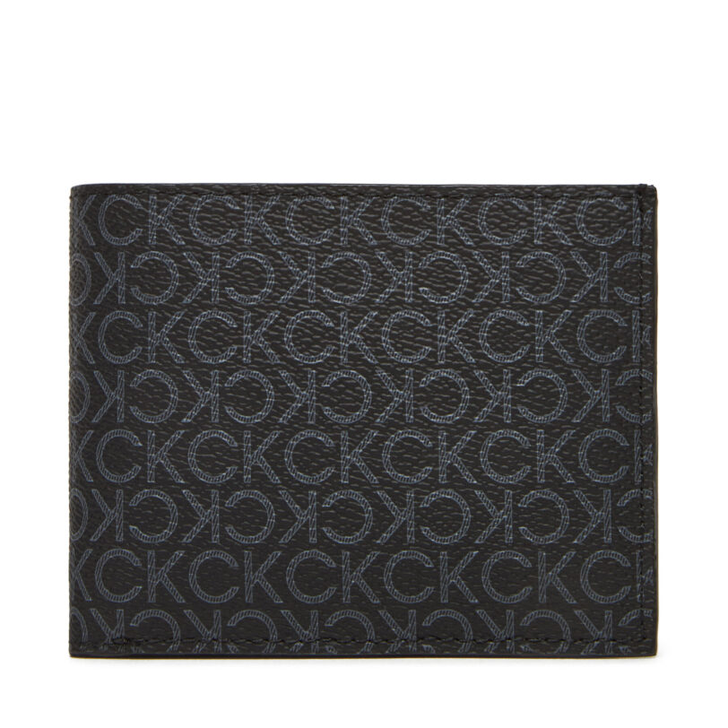Мъжки портфейл Calvin Klein Ck Must Mono Billfold W/ Coin LV04D1038G Черен цвят на ниска цена