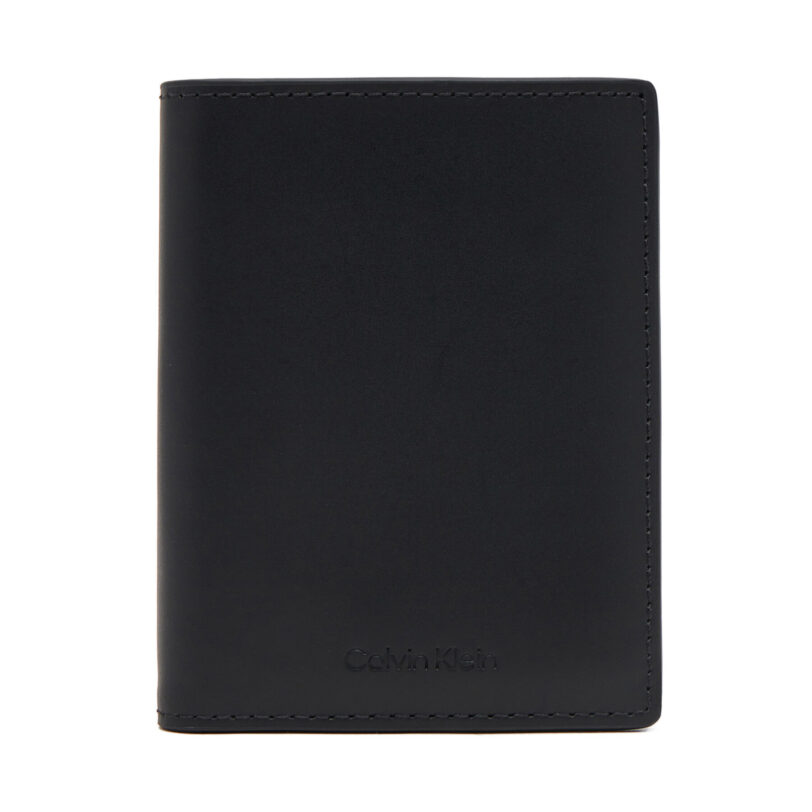 Мъжки портфейл Calvin Klein Ck Premium Bifold 7Cc W/Coin K50K512854 Черен цвят на ниска цена