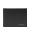 Мъжки портфейл Calvin Klein Ck Smooth Billfold W/ Coin Walle LV04D1105G Черен цвят на ниска цена