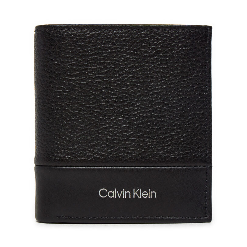 Мъжки портфейл Calvin Klein K50K512502 Черен цвят на ниска цена