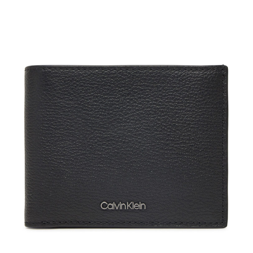 Мъжки портфейл Calvin Klein Modern Bus Bifold 5Cc W/Coin K50K512867 Черен цвят на ниска цена