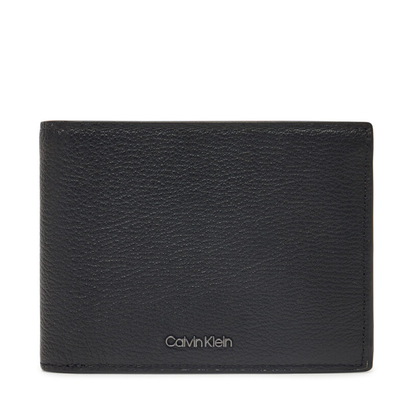 Мъжки портфейл Calvin Klein Modern Bus Trifold 10Cc W/Coin K50K512926 Черен цвят на ниска цена