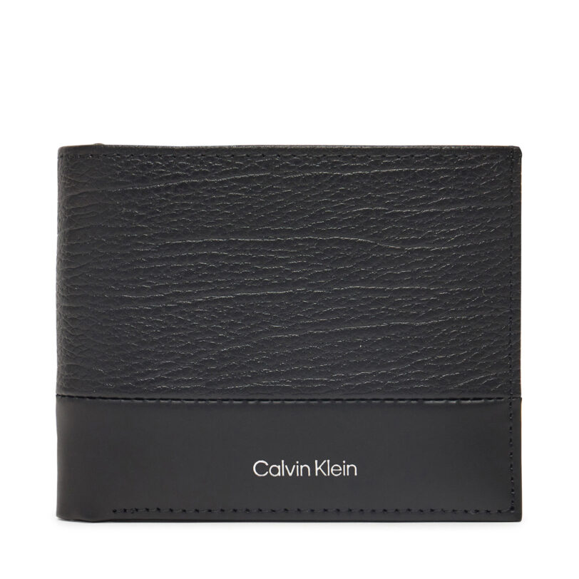 Мъжки портфейл Calvin Klein Subtle Mix Bifold 5Cc W/Coin K50K512858 Черен цвят на ниска цена
