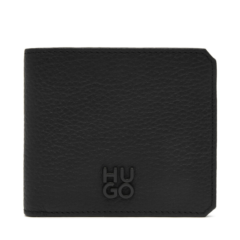 Мъжки портфейл HUGO Nesh 8 cc 50541984 Черен цвят на ниска цена