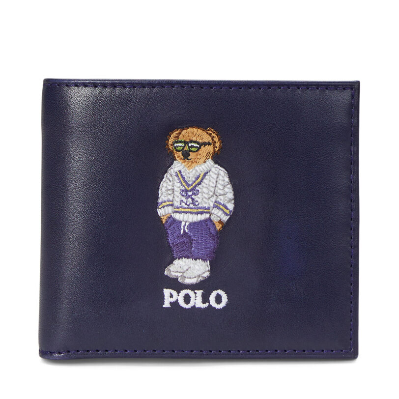 Мъжки портфейл Polo Ralph Lauren 405962466001 Тъмносин цвят на ниска цена