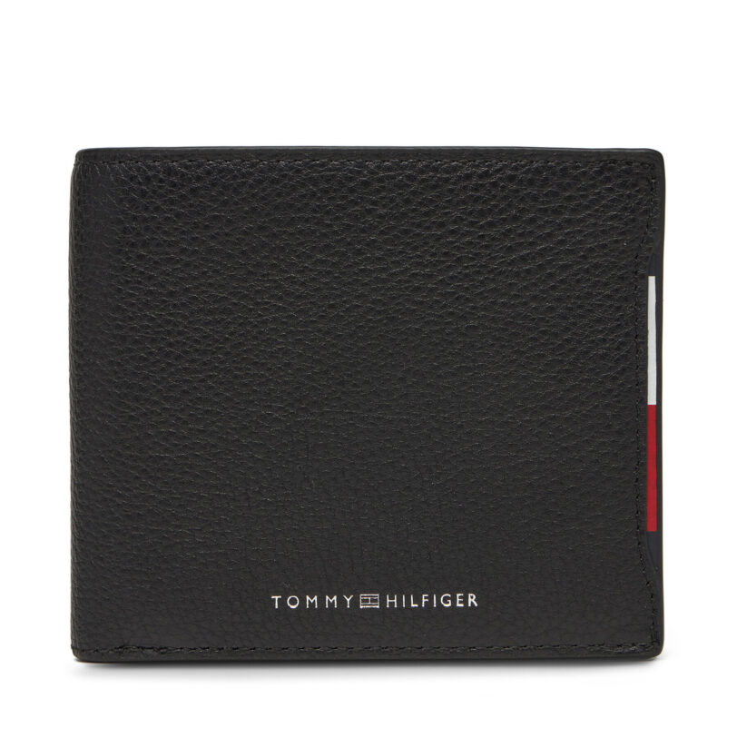 Мъжки портфейл Tommy Hilfiger Central Cc And Coin AM0AM13514 Черен цвят на ниска цена