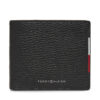 Мъжки портфейл Tommy Hilfiger Central Cc Flap And Coin AM0AM13515 Черен цвят на ниска цена