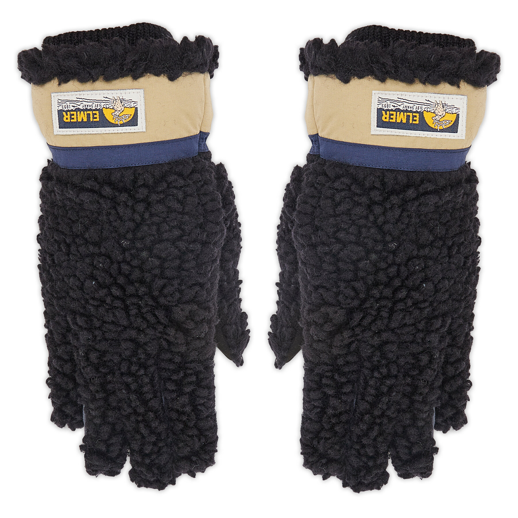 Мъжки ръкавици Elmer EM353 Черен цвят на ниска цена