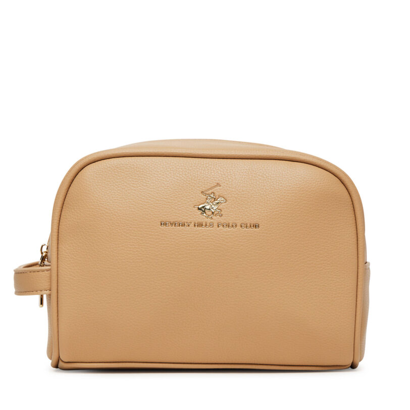 Несесер Beverly Hills Polo Club BHPC-U1-004-SS25 Бежов цвят на ниска цена