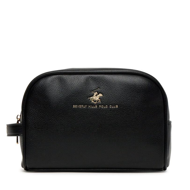 Несесер Beverly Hills Polo Club BHPC-U1-004-SS25 Черен цвят на ниска цена
