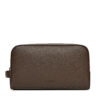 Несесер Calvin Klein Micropebble Washbag/Dopp Kit LV04D1036G Кафяв цвят на ниска цена