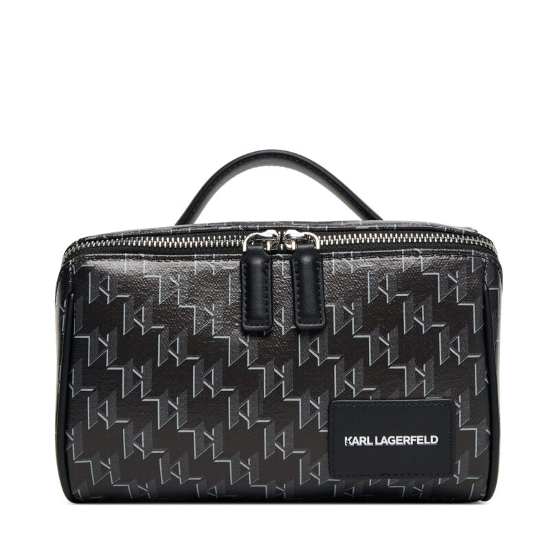 Несесер KARL LAGERFELD A3W32027 Черен цвят на ниска цена
