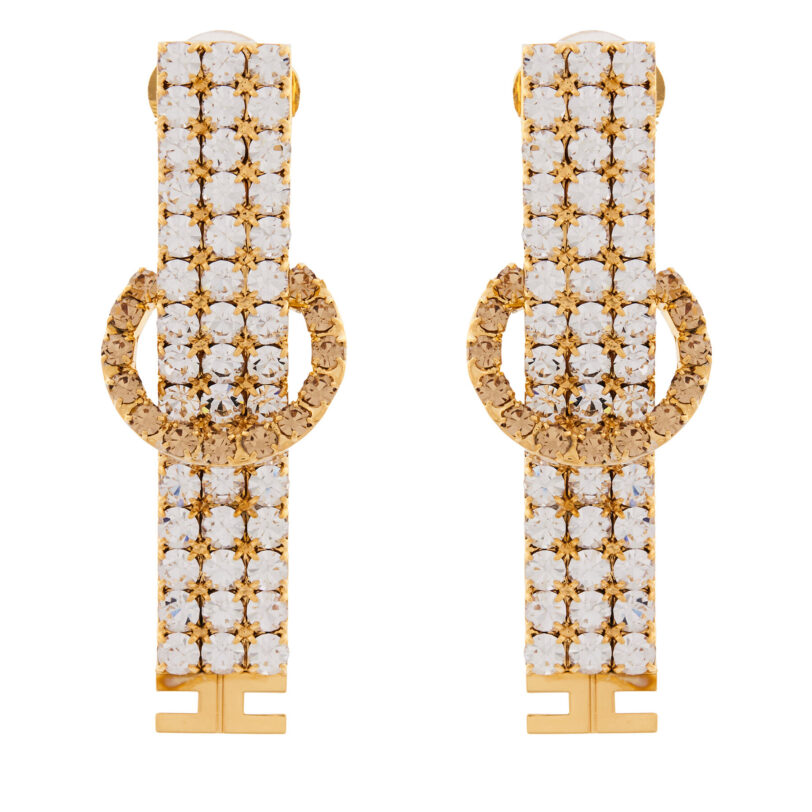 Обеци с клипс Elisabetta Franchi OR-11M-52E2-V240 Златист цвят на ниска цена