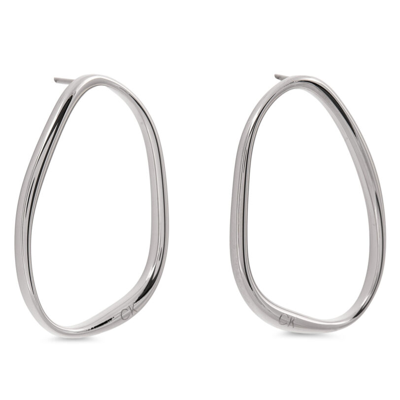 Обици Calvin Klein 35000450 Сребрист цвят на ниска цена