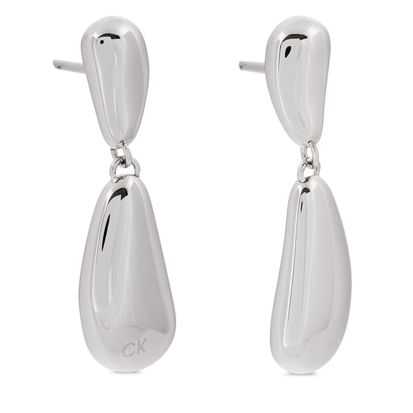 Обици Calvin Klein 35000606 Сребрист цвят на ниска цена